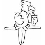 Drinking Eagle Kid