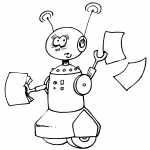 Robot With Papers