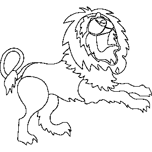 lion Coloring Sheet 