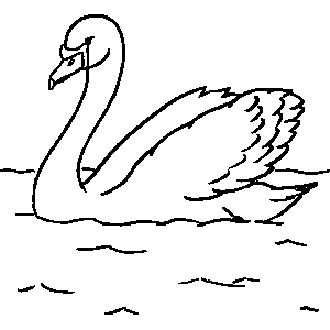 Swan Coloring Sheet 