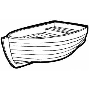 Boat Coloring Sheet 