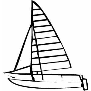 Catamaran Coloring Sheet 