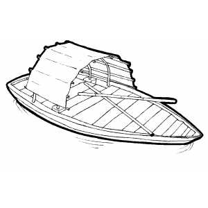 Sampan Coloring Sheet 