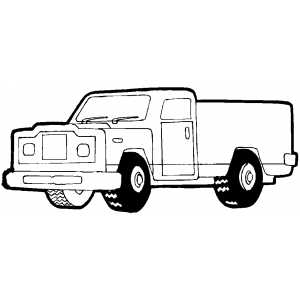 Pickup Coloring Sheet 