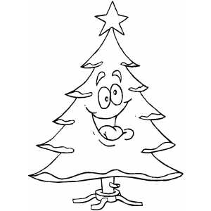 Nutty Tree Coloring Sheet 