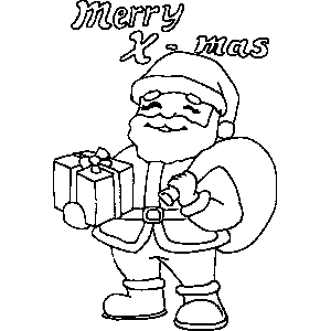 Santa Claus Coloring Sheet 