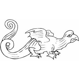 Gryphodragon Coloring Sheet 