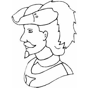 Musketeer Coloring Sheet 