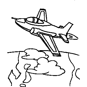 Spy Plane Coloring Sheet 