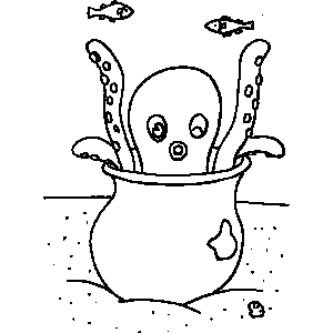 Octopus Coloring Sheet 