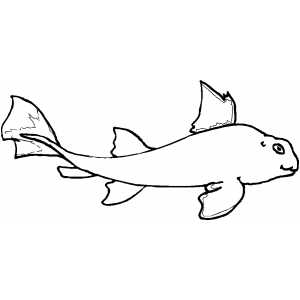 Shark Horn Coloring Sheet 