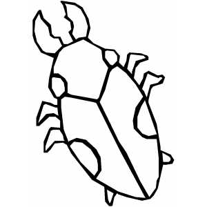 Bug With Small Feet Coloring Sheet 