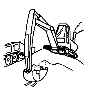 Tractor Coloring Sheet 