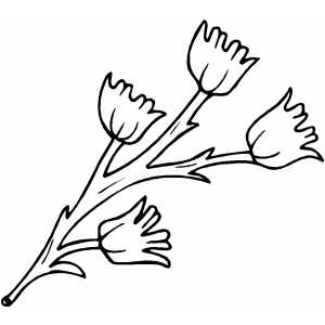 Flowers12 Coloring Sheet 