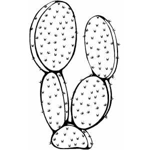 Cactus Coloring Sheet 