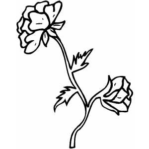 Flowers6 Coloring Sheet 