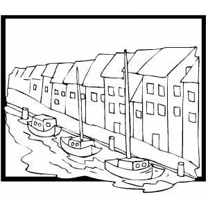 Copenhagen Coloring Sheet 