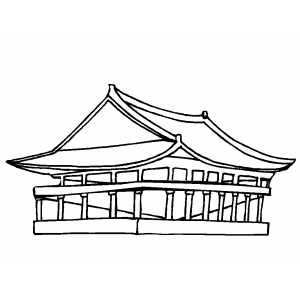 Pavilion Coloring Sheet 