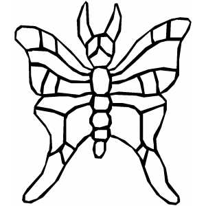 Flying Bug Coloring Sheet 