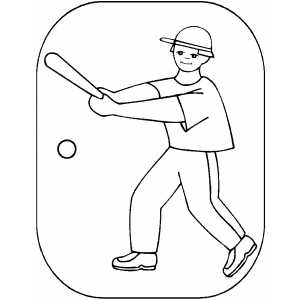 Batter Coloring Sheet 