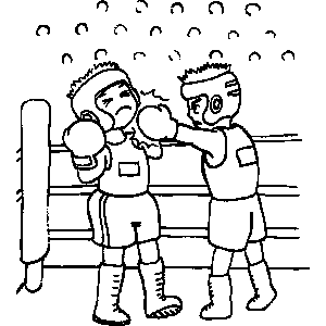 Boxing Coloring Pages for Kids Ages 4-8 by Inkhorse Publishing