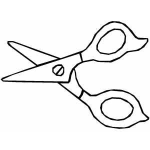 Scissors Coloring Sheet 