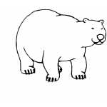 Smiling Polar Bear