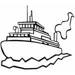 Cargo Ship On Water