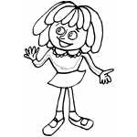 Girl Waving