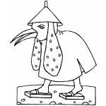 Bird Creature With Helm