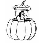 Little Person In Pumpkin