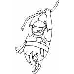 Pirate Holding Rope