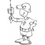 Superhero With Device