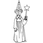 Wizard With Magic Wand