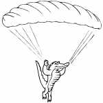 Sky Diving Alligator