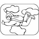 Sky Diving Thumbs Up