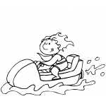 Boy Jet Skiing
